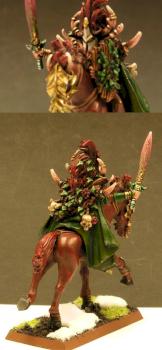 Mounted Woodelf Lord by maglore9780
