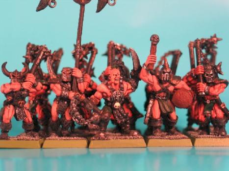 Chaos marauders with flails by josiah
