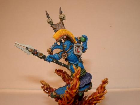 Tzeentch sorcerer, disc rider by loki7
