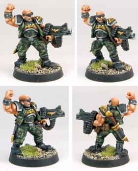 Imperial Guard Catachan Officer by golgfag