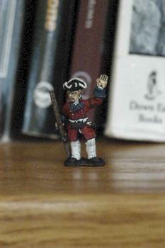 25mm Dixon British Officer of the French and Indian War by Rebel with a cause
