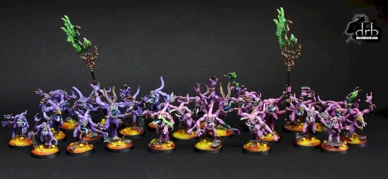 Pink Horrors of Tzeentch by roc3s