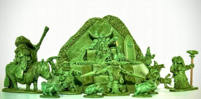 Dwarf King and companions by Cargo_Cult