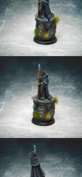 Anirion, Wood Elf Wizard by miniking
