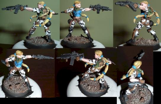 Infinity, Ariadna, Para-Commandos (Rifle) by bajdur