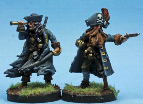 Two Pirates Painted miniatures by superbug983
