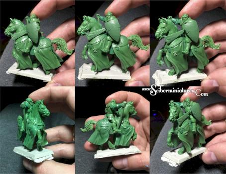 Knight work in progress by Scibor