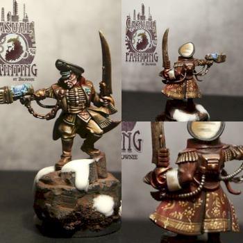 Games Workshop Astra Militarum commissar by Broon