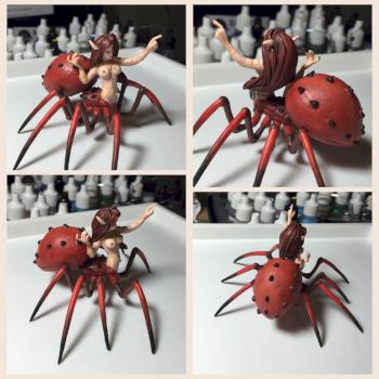 Shaerileth, Spider Demoness by TPhilbrick