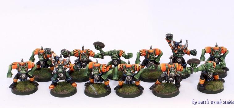 Blood Bowl Orcs Team by Sigur