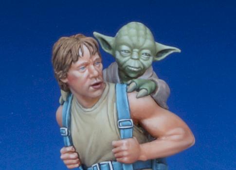 Luke & Yoda on Dagobah, 75mm by ArturM