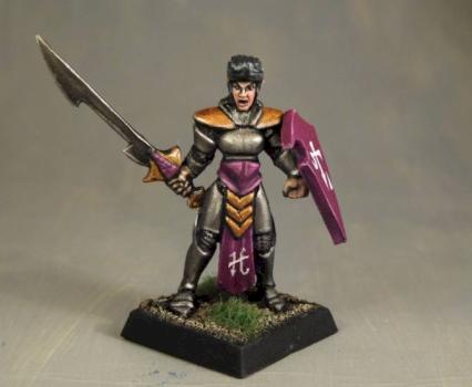 Dark Elf Female Warrior by viniR