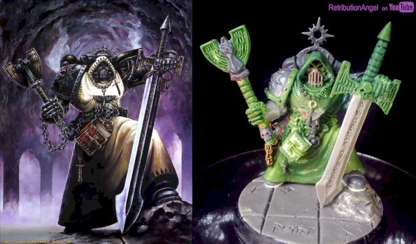 ASMODAI Dark Angles Interrogator Chaplain 40k by Retribution Angel