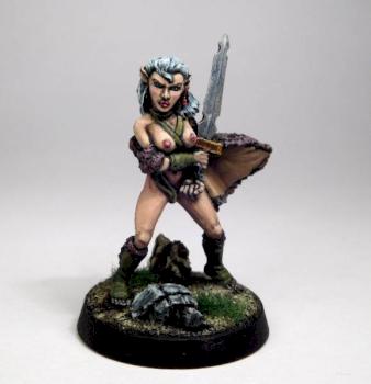 Wood Elf Warrior Maiden by viniR