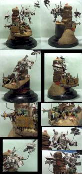 Tau Vs. Ork Diorama by Solid_Treats