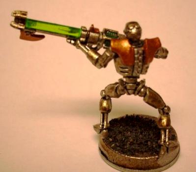 Necron Warrior Finished back by Desertphoenix