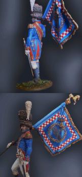 Grenadier of the Royal Guard Standard Bearer Officer - Kingdom of Naples by ElSergio