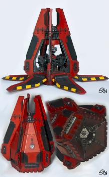 Blood Angels Drop Pod by Sanguium