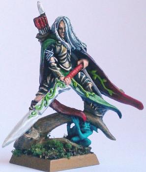 Elf Lord with Great Weapon by DarkWingsStudio