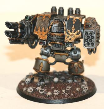 Forgeworld Iron Warriors dreadnought by Plebicidal