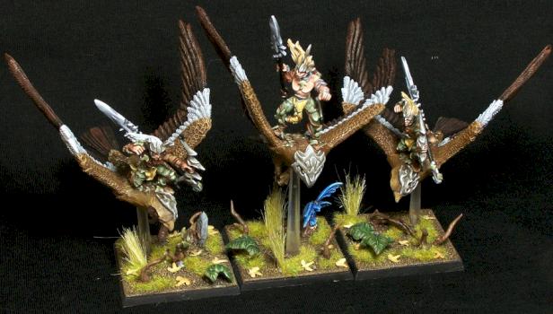Wood Elf Warhawk Riders by DrumAndBass
