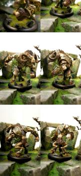 CIRCLE ORBOROS GNARLHORN SATYR by Undrey