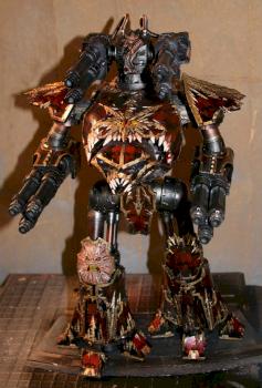 Death Walks the Battlefield-Chaos Reaver Titan - work in progress by Tinman397
