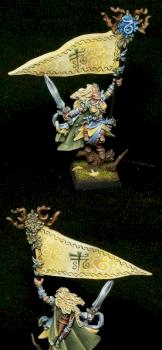Wood Elf Battle Standard Bearer by DrumAndBass