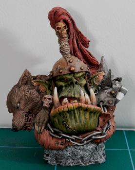 Orc Bust Forgeworld by mrdoodle