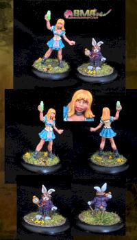 Alice and Rabbit by belminiart