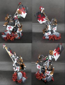 Warhammer Bretonnian Champion Templar Knight by tinman755