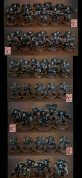 space marines army by caiman