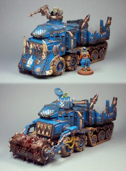 Ork Battlewagon by Grimvar