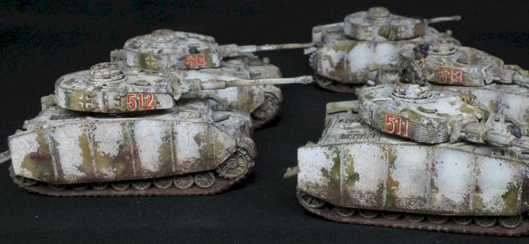 GBX10 FLames of War 15mm Panzer IV Ausf H platoon by mminghella71