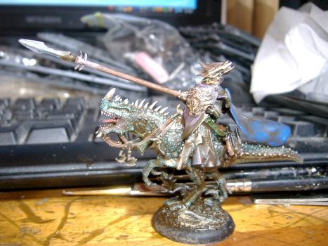 Dark Elf Cold One Knight conversion by minchan