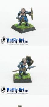 Dwarven Shieldmaiden by MadFlyArtStudio