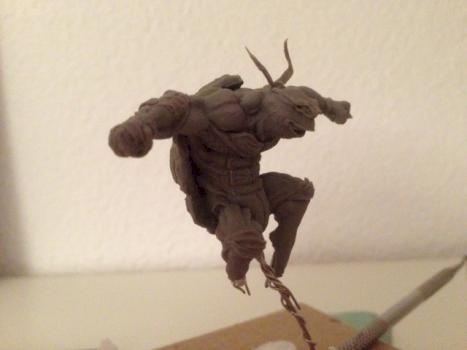 WiP; Turtle Michelangelo - flying dragon 54 mm by taurus-82