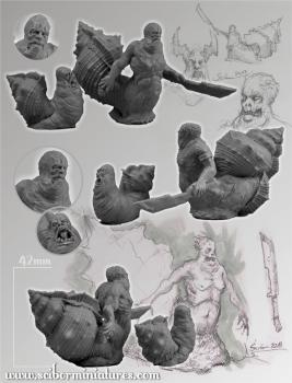 Snail Monster by Scibor