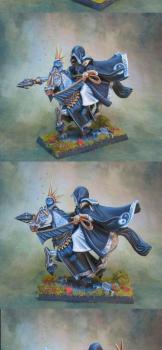 Mounted wizard / mage by Theminiaturepainter
