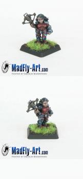 Kara Foehunter, Dwarf Hero by MadFlyArtStudio