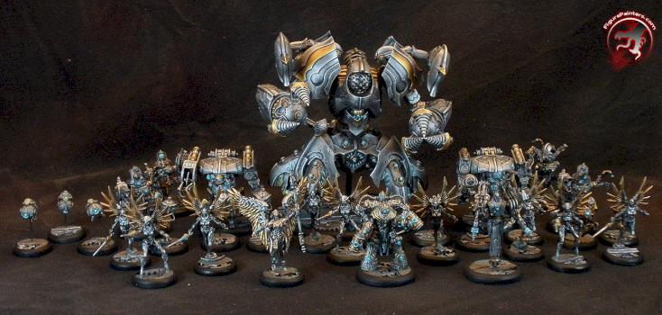 Convergence of Cyriss Army by Menelker