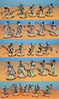 Kroot squad by Ulthanash Shelwé