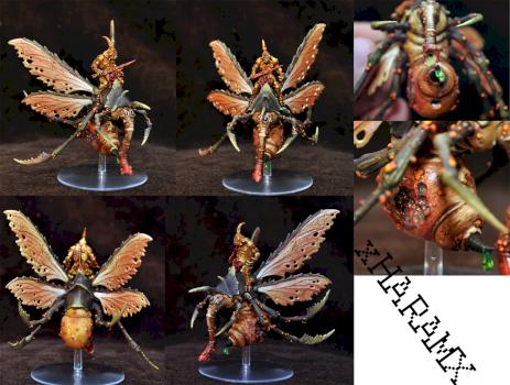 Plague Drones of Nurgle by xHaramx
