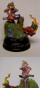 Gotrek vs Goblin on Squig! by mamikon