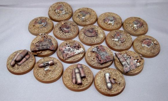 Warhammer 40k Objective Markers Mines by ivellos