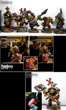 warhammer 40K   ORKS NOBZ!!!! by hamboy