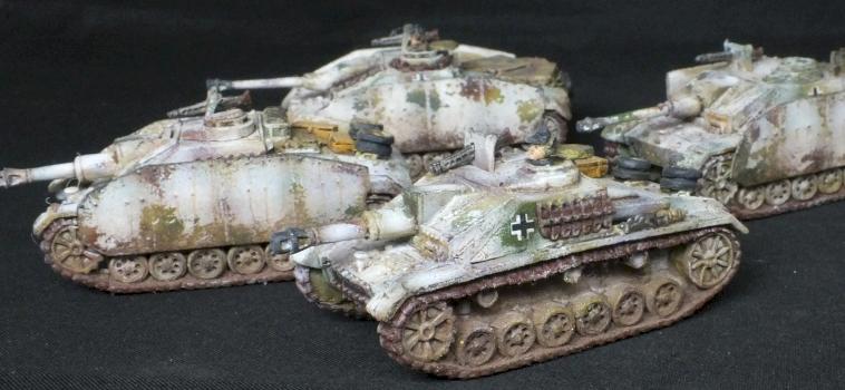 GBX25 Flames of War 15mm StuG G platoon by mminghella71
