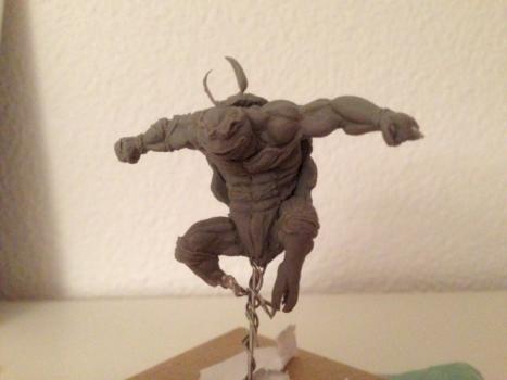 WiP; Turtle Michelangelo - flying dragon 54 mm by taurus-82