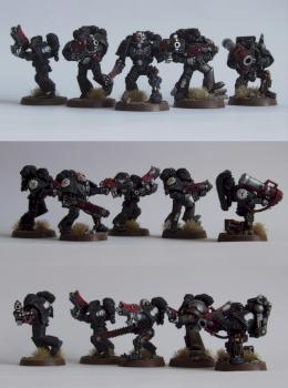 Iron Hands Tactical Squad Space Marines by BolterDuck