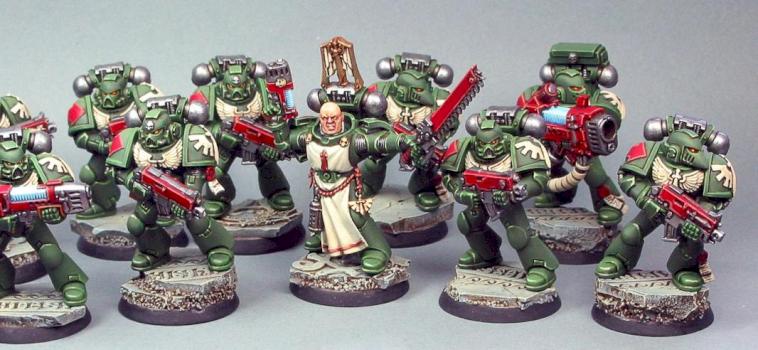 Dark Vengeance Dark Angels Tactical Squad by Grimvar